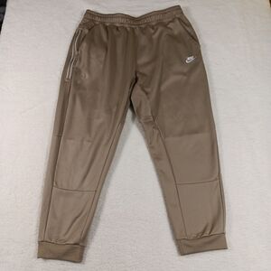 Nike Joggers Mens XXL 2XL Tan Tribute Track Pants Athleisure Activewear Gym